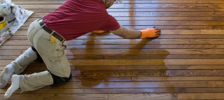 Prepping a hardwood floor before hardwood floor refinishing